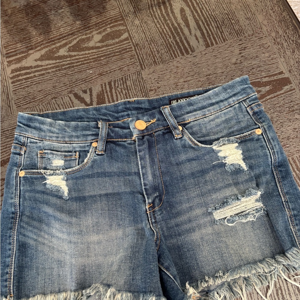 Blank NYC Blue Denim Shorts